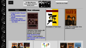 What Marx-brothers.org website looked like in 2022 (1 year ago)