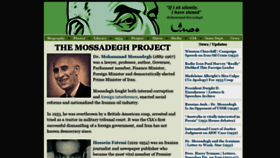 What Mohammadmossadegh.com website looked like in 2022 (1 year ago)