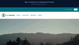 What Mounthermon.org website looked like in 2022 (2 years ago)