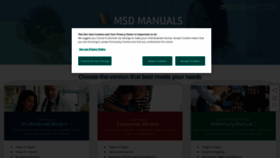 What Msdmanuals.com website looked like in 2022 (1 year ago)