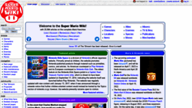 What Mariowiki.com website looked like in 2022 (1 year ago)