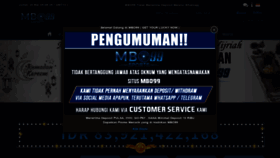 What Mbo99.com website looked like in 2022 (1 year ago)