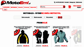 What Motoemi.pl website looked like in 2022 (1 year ago)