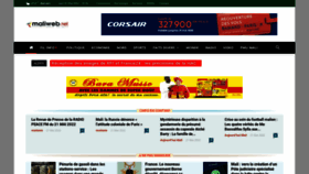 What Maliweb.net website looked like in 2022 (1 year ago)