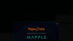 What Mapmyindia.com website looked like in 2022 (1 year ago)