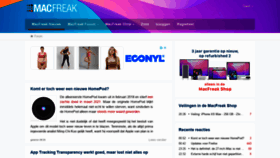 What Macfreak.nl website looked like in 2022 (1 year ago)