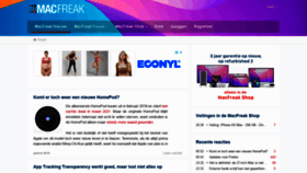 What Macfreak.nl website looked like in 2022 (4 years ago)