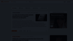 What Meneame.net website looked like in 2022 (3 years ago)