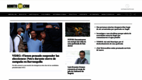 What Minuto30.com website looked like in 2022 (1 year ago)