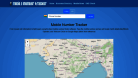 What Mobilenumbertracker.com website looked like in 2022 (1 year ago)