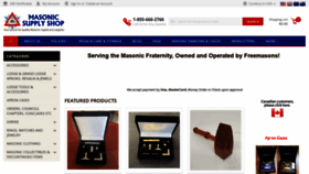 What Masonicsupplyshop.com website looked like in 2022 (1 year ago)