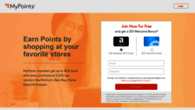 What Mypoints.com website looked like in 2022 (1 year ago)