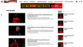 What Manunitedcore.com website looked like in 2022 (1 year ago)