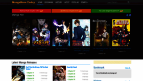 What Mangahere.today website looked like in 2022 (1 year ago)