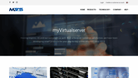 What Myvirtualserver.de website looked like in 2022 (1 year ago)