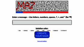 What Mazebrite.com website looked like in 2022 (1 year ago)