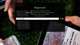 What Mapio.net website looked like in 2022 (1 year ago)