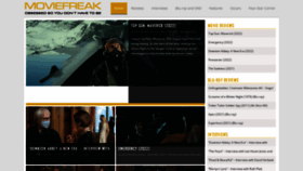 What Moviefreak.com website looked like in 2022 (1 year ago)