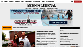 What Morningjournalnews.com website looked like in 2022 (1 year ago)