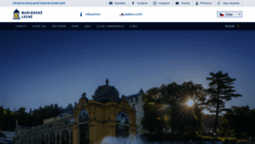What Marianskelazne.cz website looked like in 2022 (1 year ago)