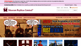 What Museumreplicas.com website looked like in 2022 (1 year ago)