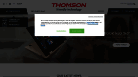 What Mythomson.com website looked like in 2022 (1 year ago)