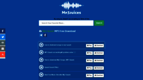 What Mp3-quack.mp3juices.icu website looked like in 2022 (1 year ago)