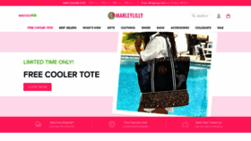 What Marleylilly.com website looked like in 2022 (1 year ago)