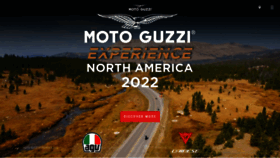 What Motoguzzi.com website looked like in 2022 (1 year ago)