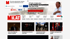 What Milatgazetesi.com website looked like in 2022 (1 year ago)
