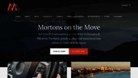 What Mortonsonthemove.com website looked like in 2022 (1 year ago)