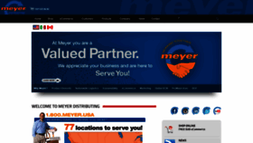 What Meyerdistributing.com website looked like in 2022 (1 year ago)
