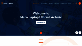 What Merolaptop.com website looked like in 2022 (1 year ago)