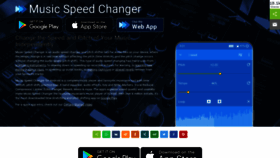 What Musicspeedchanger.com website looked like in 2022 (1 year ago)
