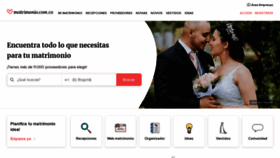 What Matrimonio.com.co website looked like in 2022 (1 year ago)