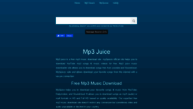 What Mp3-juice.com website looked like in 2022 (1 year ago)