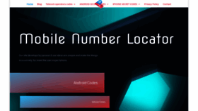 What Mobilenumberlocator.in website looked like in 2022 (1 year ago)