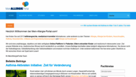 What Mein-allergie-portal.com website looked like in 2022 (1 year ago)