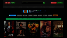 What Moviesverse.asia website looked like in 2022 (1 year ago)