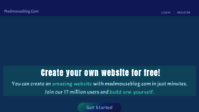 What Madmouseblog.com website looked like in 2022 (1 year ago)