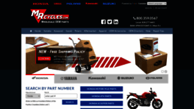 What Mrcycles.com website looked like in 2022 (1 year ago)