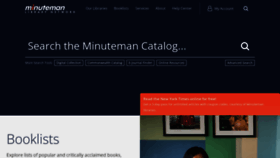 What Minlib.net website looked like in 2022 (1 year ago)
