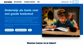 What Malmberg.nl website looked like in 2022 (1 year ago)