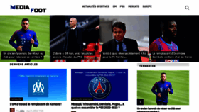 What Mediafootmarseille.fr website looked like in 2022 (1 year ago)