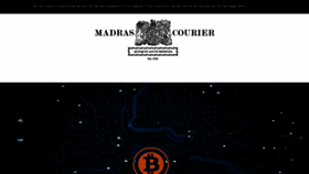 What Madrascourier.com website looked like in 2022 (1 year ago)