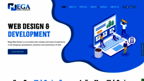 What Megawebdesign.in website looked like in 2022 (1 year ago)