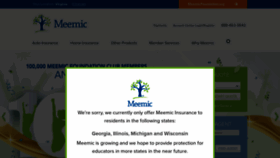 What Meemic.com website looked like in 2022 (1 year ago)