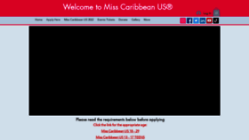 What Misscaribbean.info website looked like in 2022 (1 year ago)