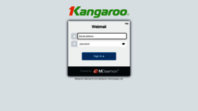 What Mail.kangaroo.vn website looked like in 2022 (1 year ago)