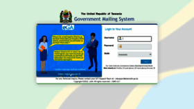 What Mail.utumishi.go.tz website looked like in 2022 (1 year ago)